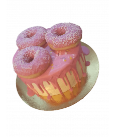 Gâteau d'anniversaire - Donuts