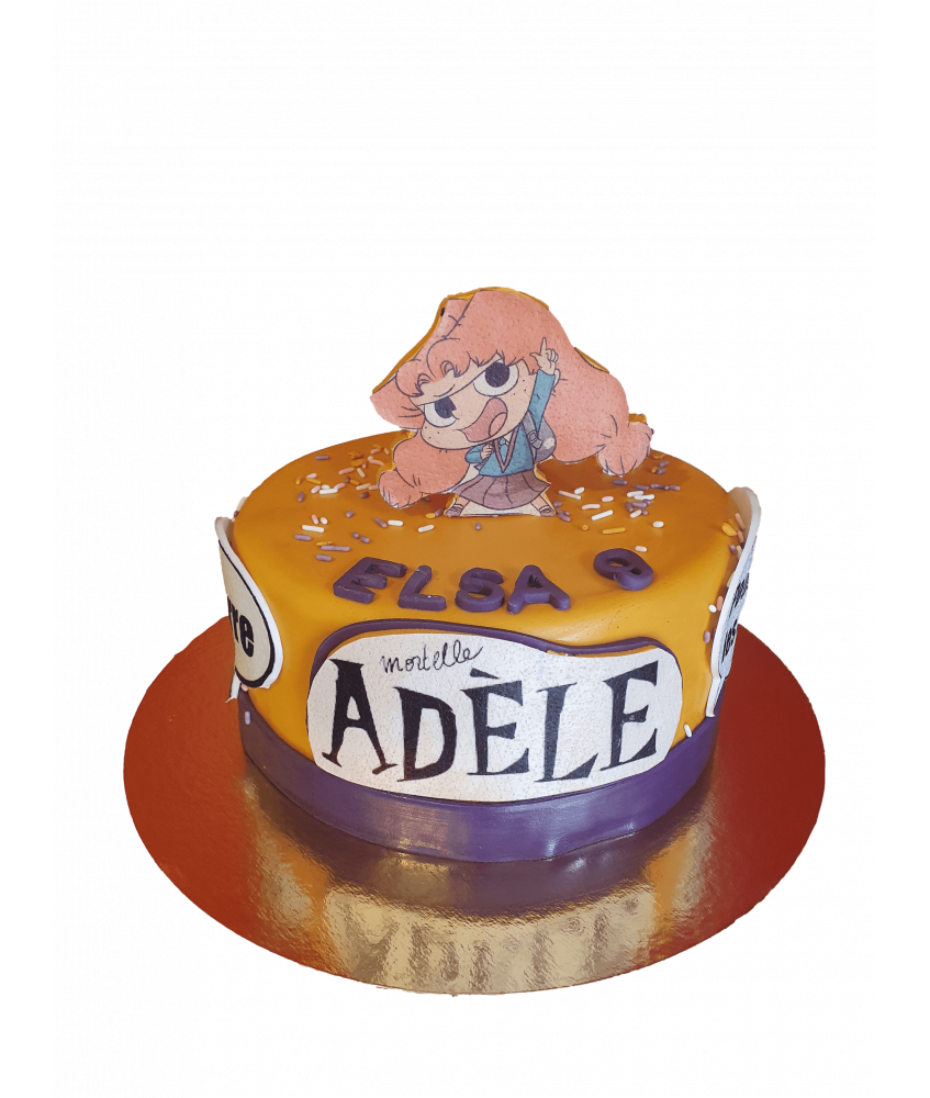 Gâteau d'anniversaire - Mortelle Adèle