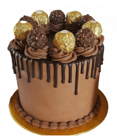 Gâteau anniversaire - Layer cake ferrero rocher