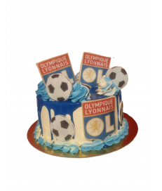 Gâteau d'anniversaire - Olympique Lyonnais