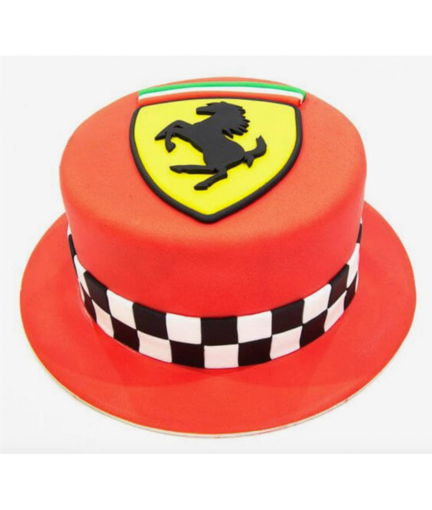 Gâteau d'anniversaire - Ferrari