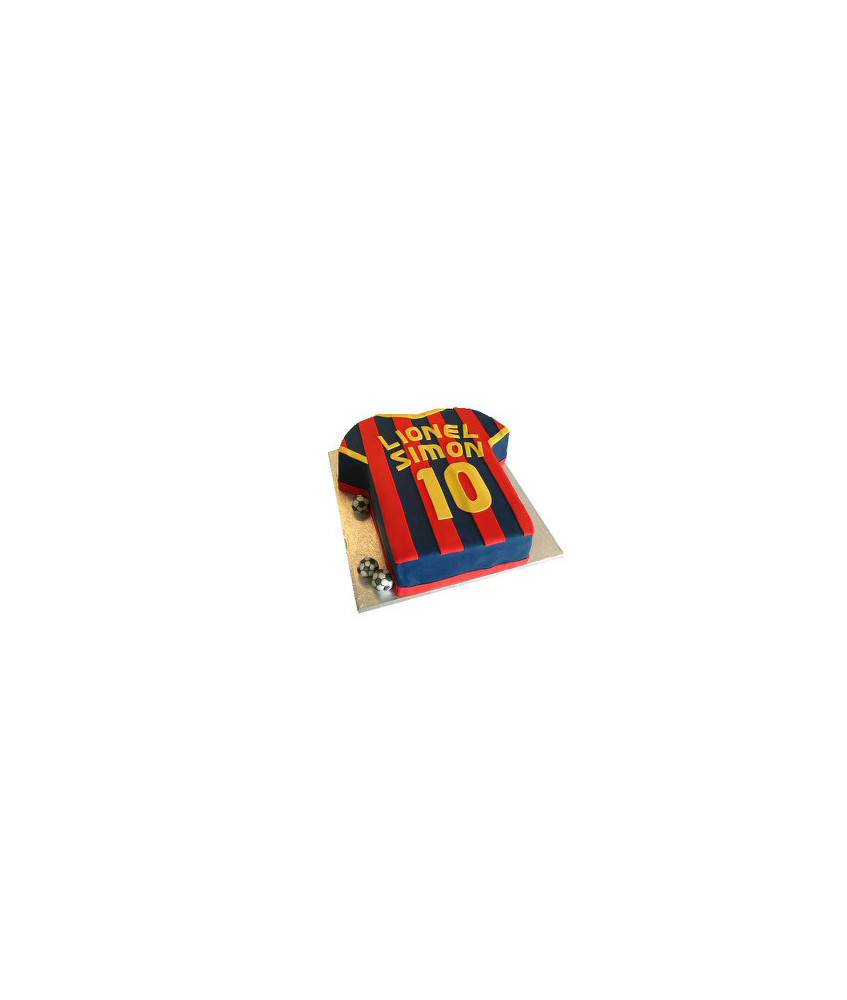 Gâteau d'anniversaire - Maillot de football FC Barcelone