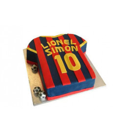 Gâteau d'anniversaire - Maillot de football FC Barcelone