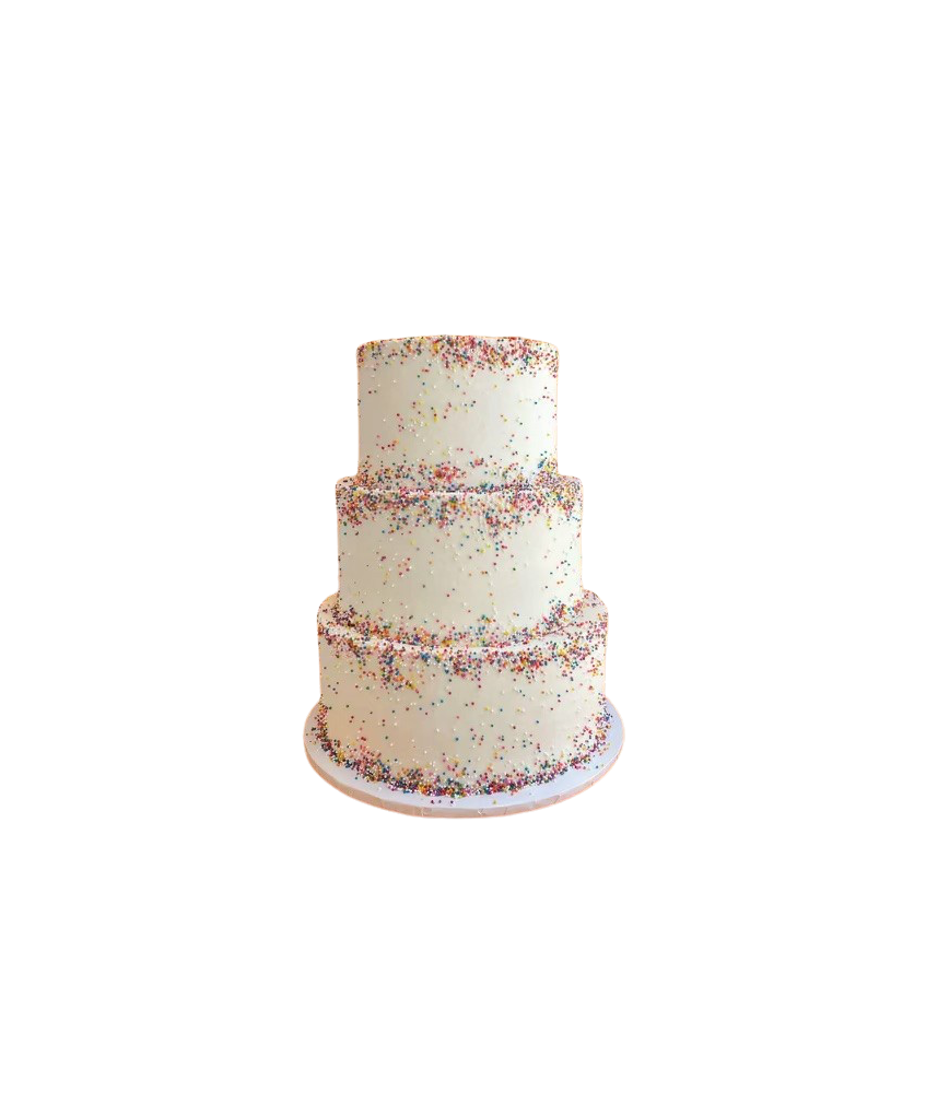 Pièce montée de mariage - Wedding cake confettis