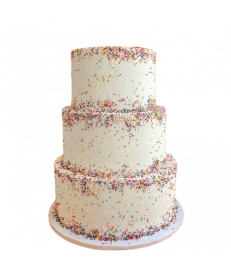 Pièce montée de mariage - Wedding cake confettis