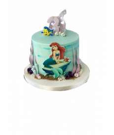 Gâteau d'anniversaire - Ariel la petite sirène