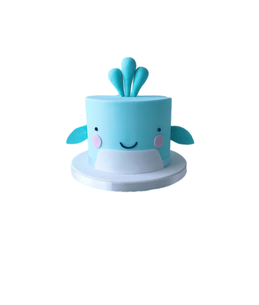 Gâteau d'anniversaire - Baleine bleu