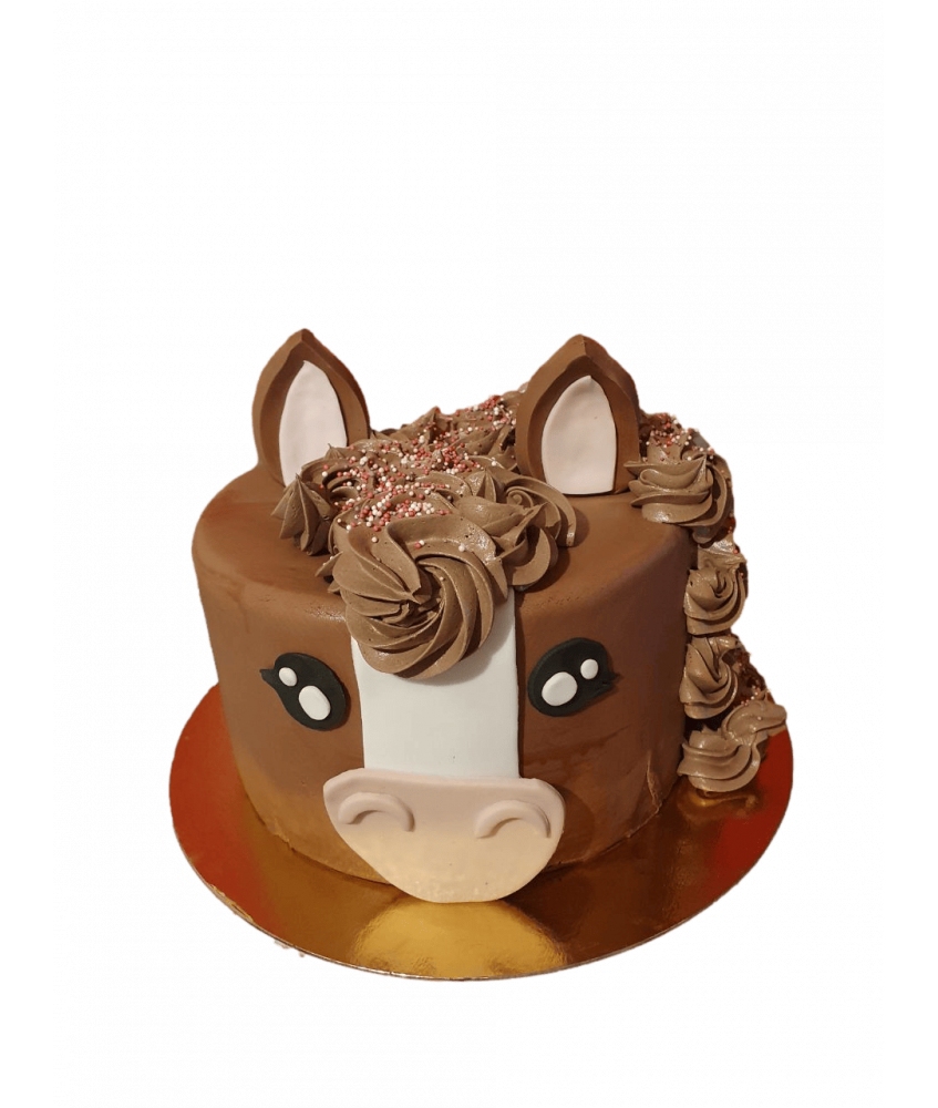 Gâteau d'anniversaire - Cheval