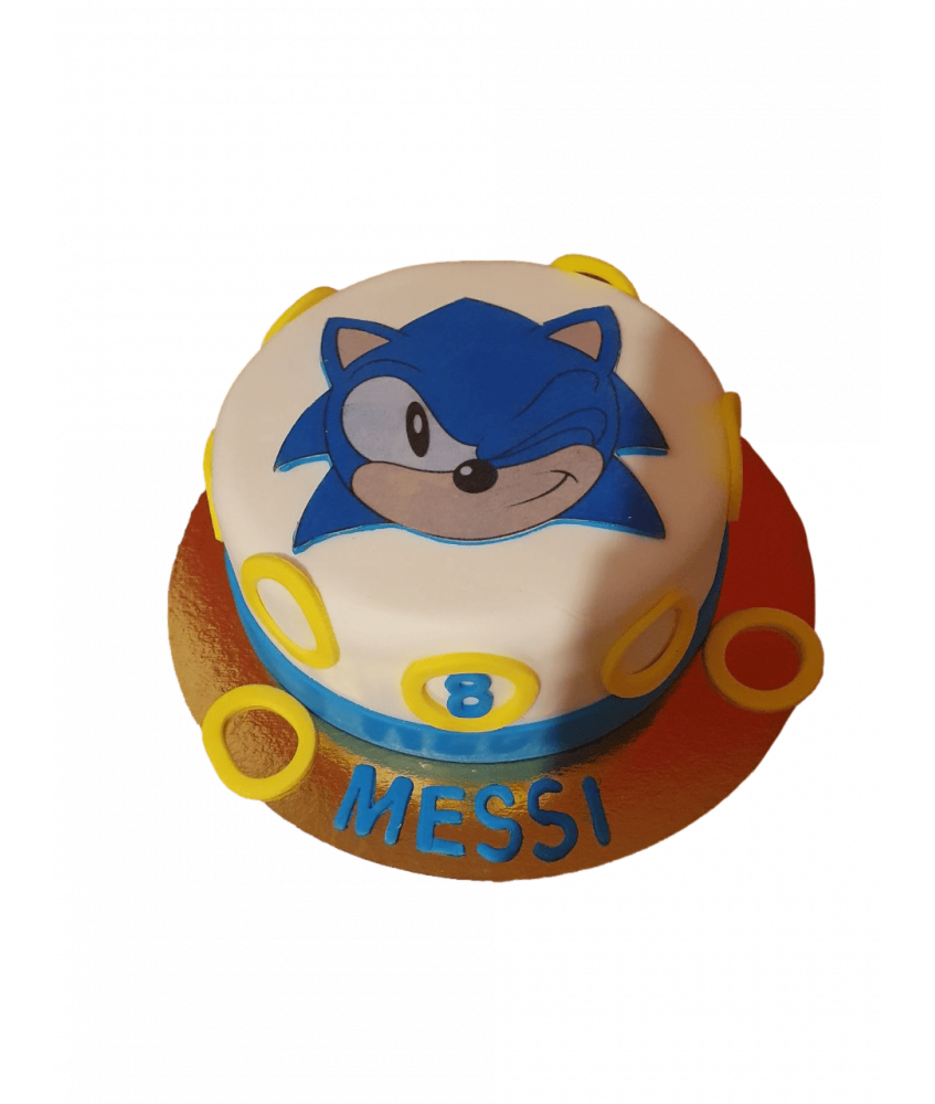 Gâteau d'anniversaire Sonic - Livraison à domicile