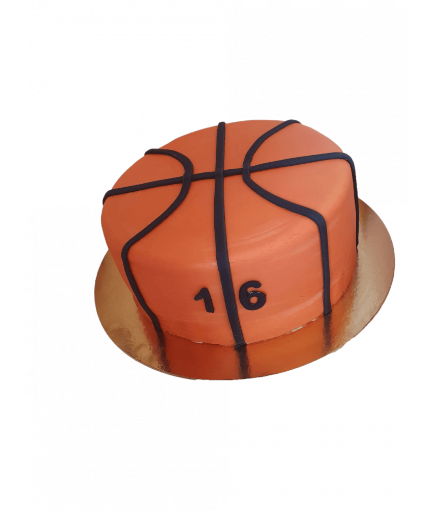 Gâteau d'anniversaire - Ballon Basketball